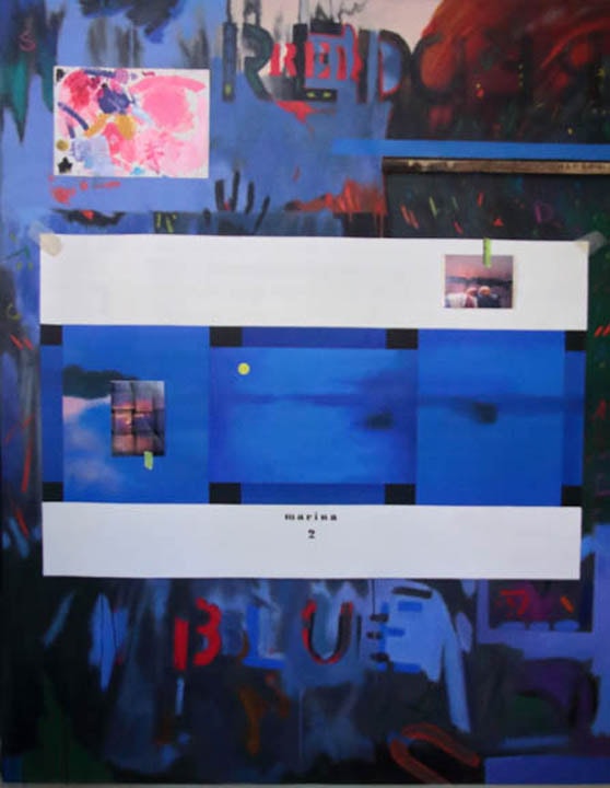 A Postmodern Postcard for Jasper John. A Seascape for Johns II